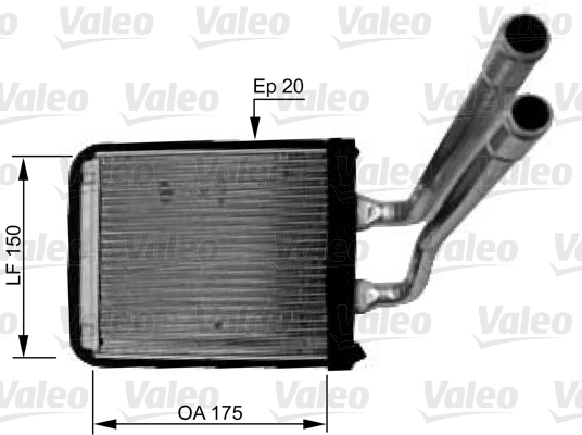 Радиаторы обогрева VALEO 812436