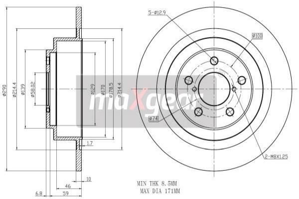 Автодеталь MAXGEAR 19-2357