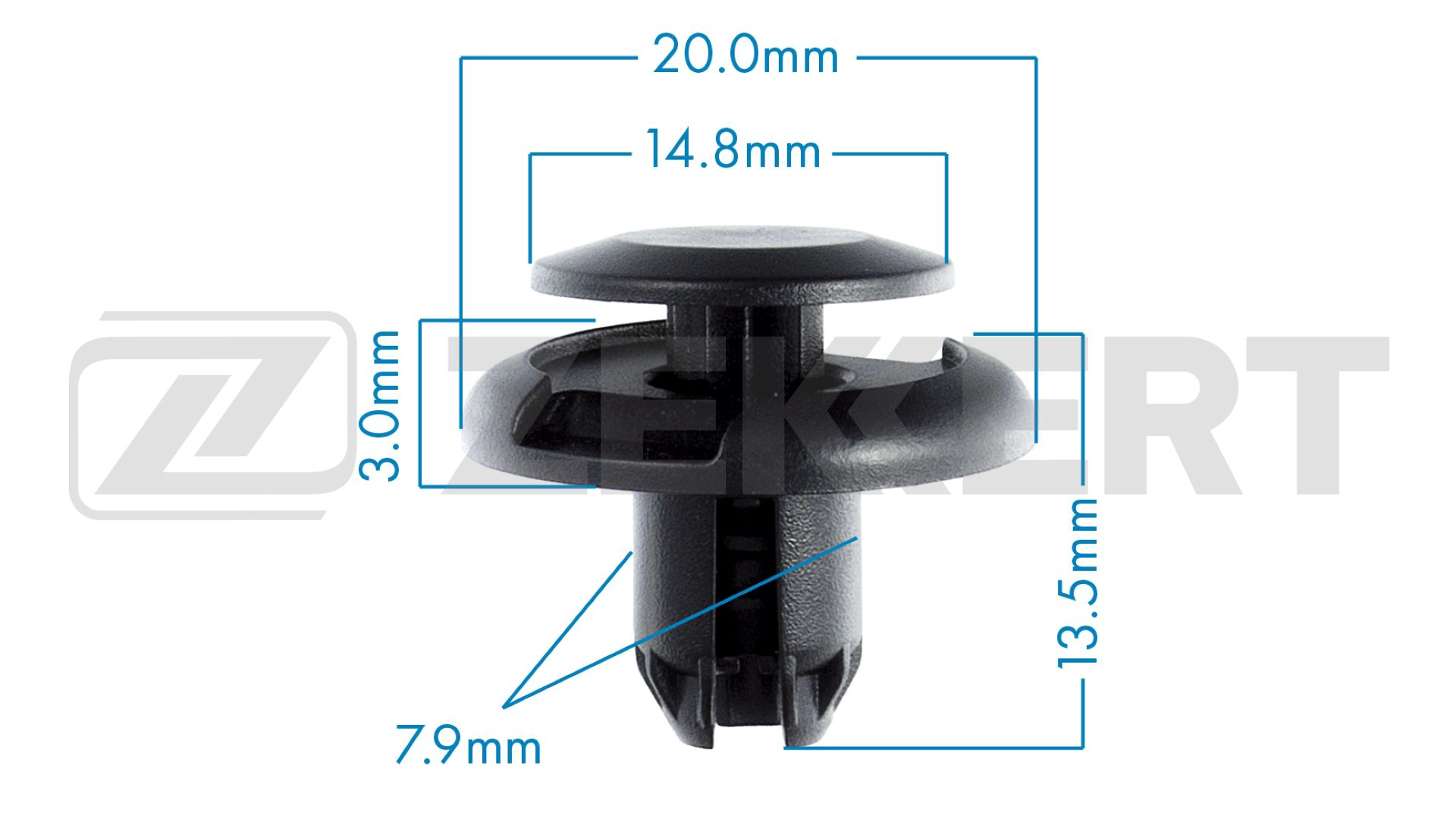 Клипса крепёжная mazda toyota (миним. кол-во заказа 10 шт) ZEKKERT BE-1385