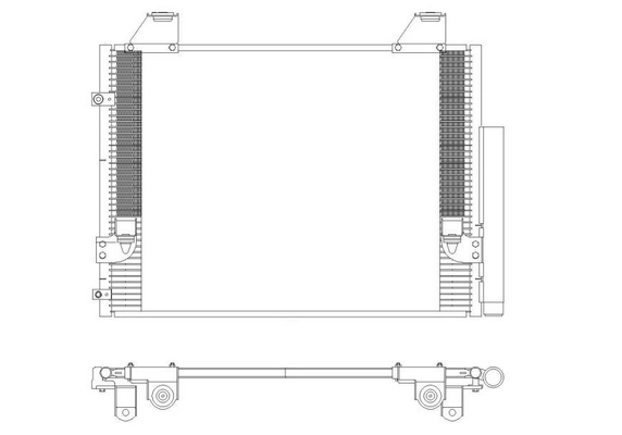 54619817 радиатор кондиционера sakura SAKURA AUTOMOTIVE 5461-9817