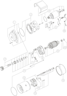 Фильтр масляный центрифуги daf cf85/xf105 tatra phoenix ms103 mahle MAHLE/KNECHT MS 103