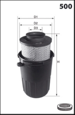 Воздушный фильтр MISFAT R521