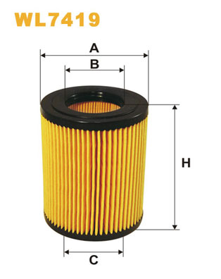 Wix wl7419 фильтр масляный (hu 714 x) WIX WL7419