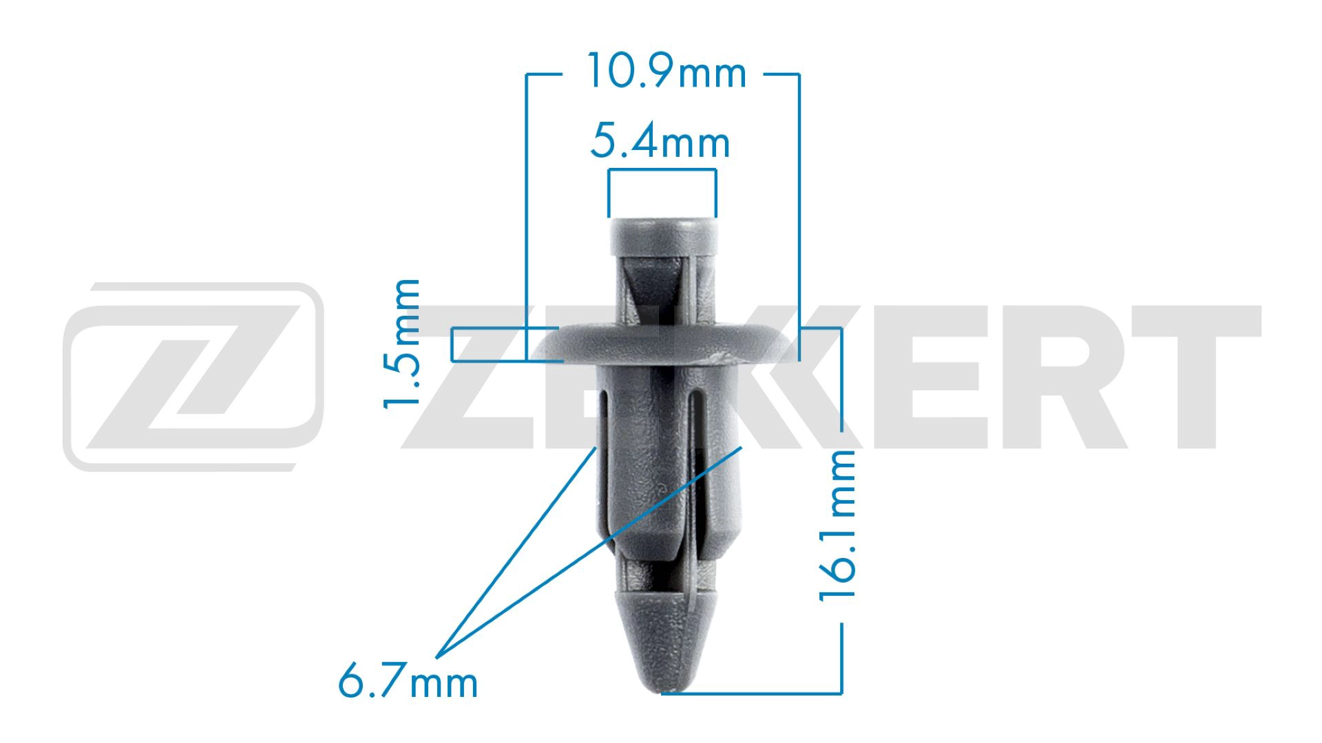 Клипса крепёжная toyota (миним. кол-во заказа 10 шт) ZEKKERT BE-1271