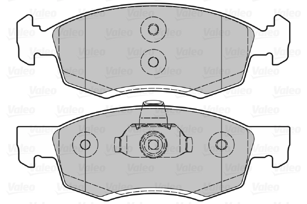 Колодки тормозные VALEO 601017
