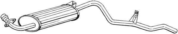 Глушитель выпускной системы BOSAL 281-837