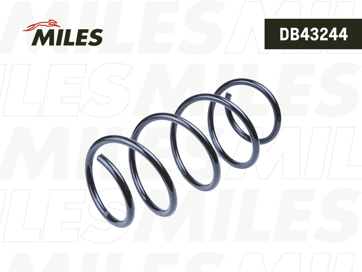 Пружина подвески toyota auris/corolla 1.4/1.6 2/07- передняя MILES DB43244