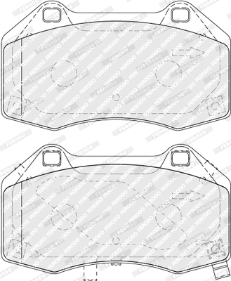 Комплект тормозных колодок передн opel corsa d corsa e 1.2-1.7d 07.06- FERODO FDB4937
