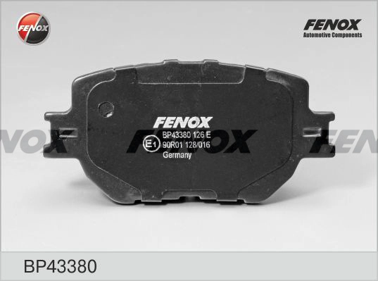 Колодки тормозные дисковые toyota land cruiser j12 4.0-3.0 03- sumitomo 1176585 передние fenox bp43380 FENOX BP43380