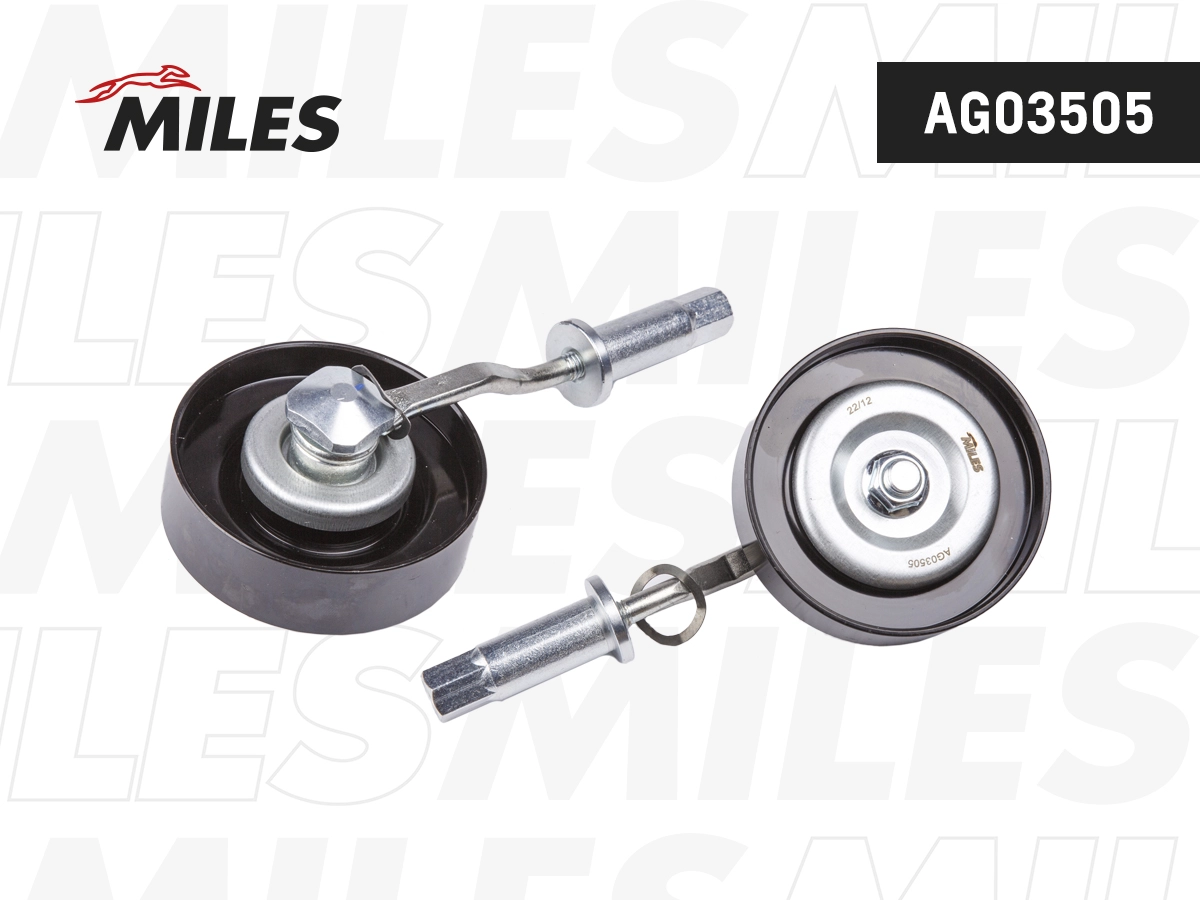 Натяжной ролик поликлиновой ремень MILES AG03505