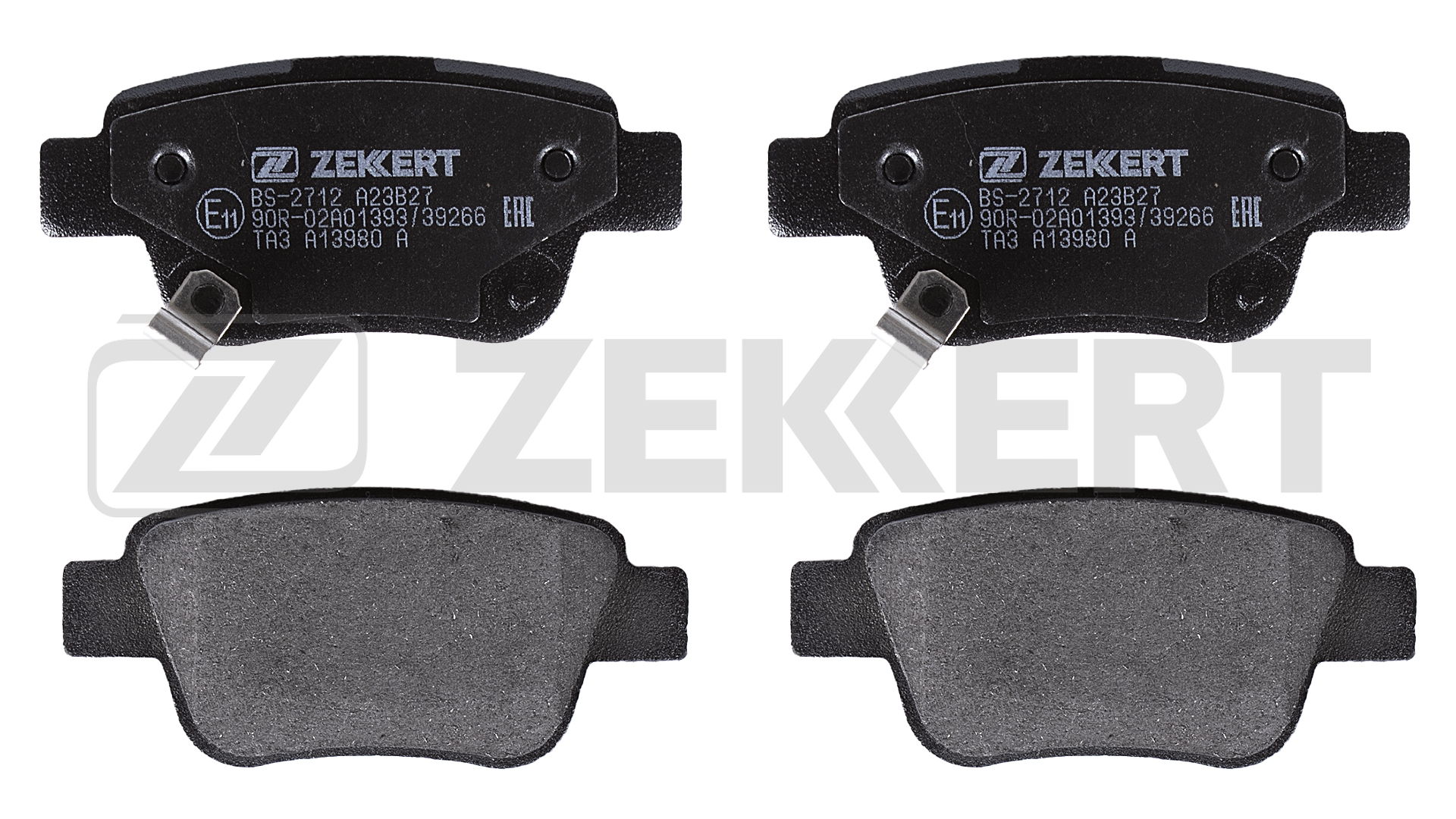 Колодки торм. диск. задн. toyota avensis (t220 t250) 00- corolla verso (e120 r10) 04- ZEKKERT BS-2712