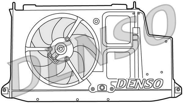 Вентилятор радиатора DENSO DER21012