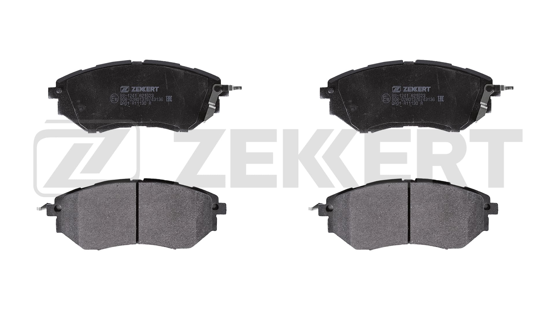 Колодки тормозные передние к-кт ZEKKERT BS-1241