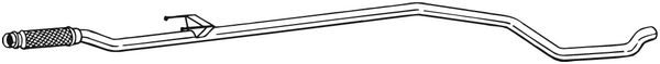 Intercars выхлопная труба (d67346) BOSAL 950-095