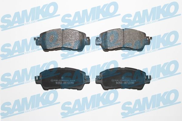Колодки тормозные дисковые SAMKO 5SP1990