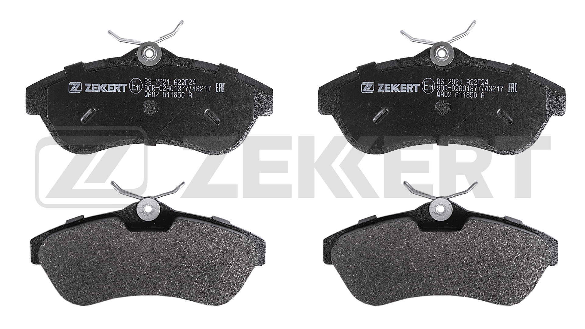 Колодки торм. диск. передн. citroen c2 05- c3 02- ZEKKERT BS-2921