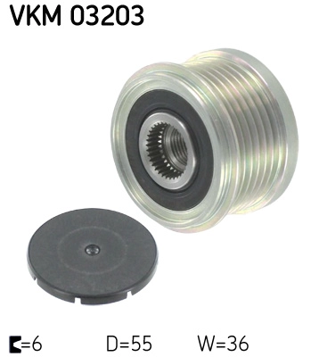 Механизм свободного хода генератора SKF VKM03203