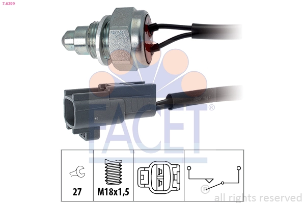 Автозапчасть FACET 7.6259