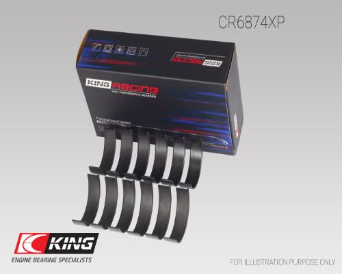 Шатунный подшипник KING CR6874XP