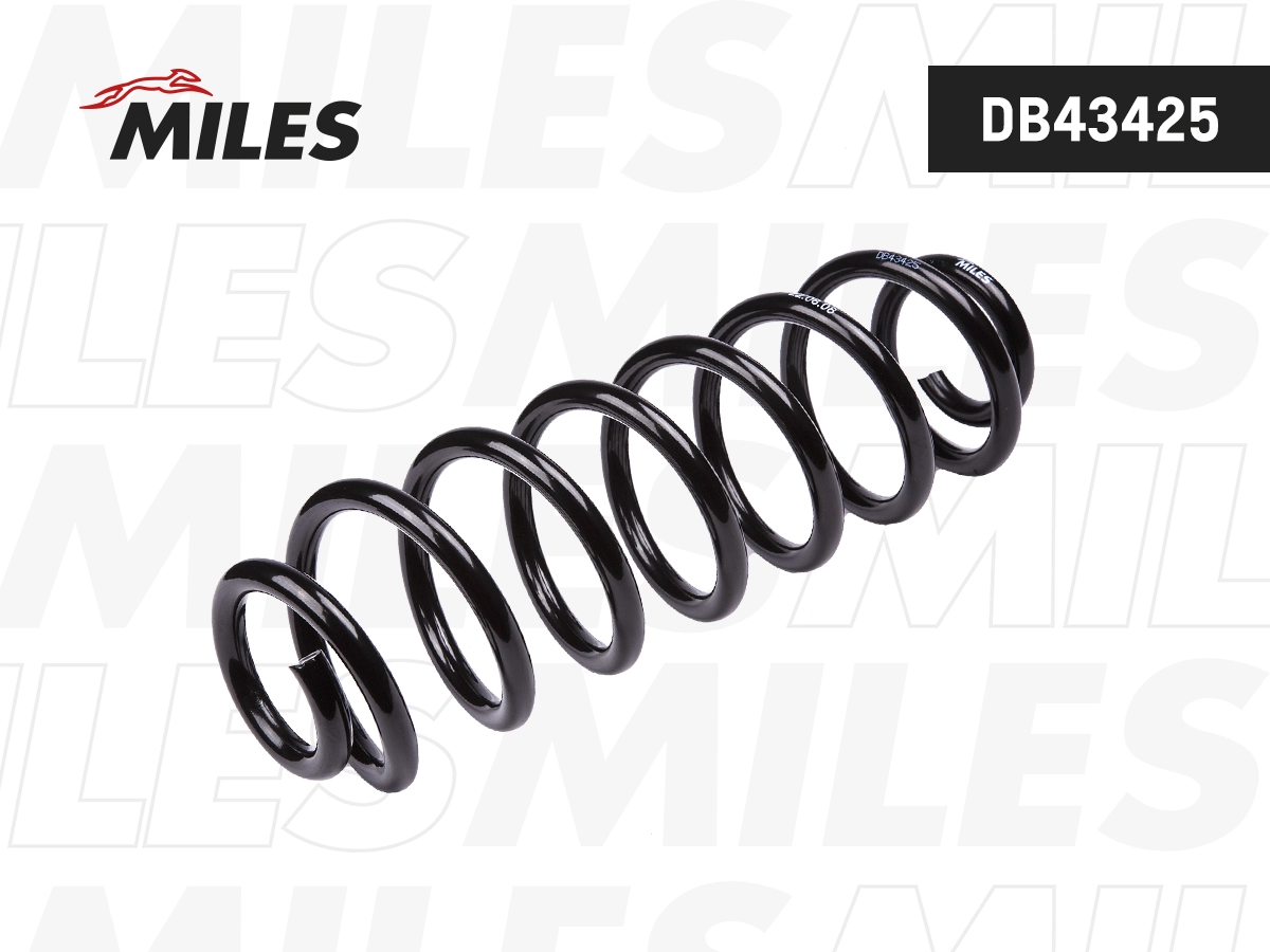 Пружина подвески skoda octavia (1z5 5e ) 04- yeti (5l) 09- vw golf v vi 08- touran 03-задняя MILES DB43425