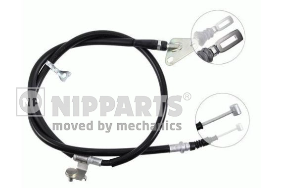 Трос стояночного тормоза левый NIPPARTS J11108