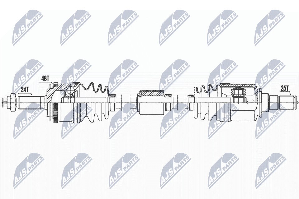 Приводной вал NTY NPW-HY-587