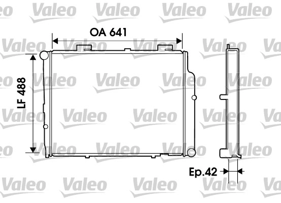 Радиаторы охлаждения VALEO 734803