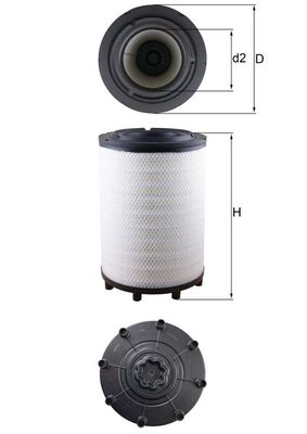 Воздушный фильтр MAHLE/KNECHT LX2839