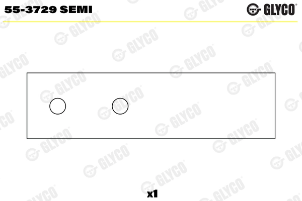Втулка подшипника шатуна GLYCO 55-3729 SEMI