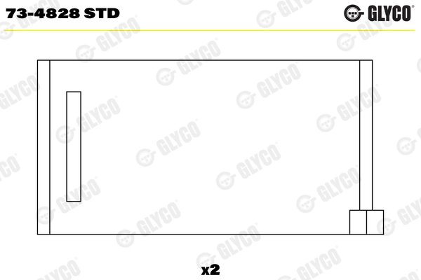 Подшипник распредвала GLYCO 73-4828 STD