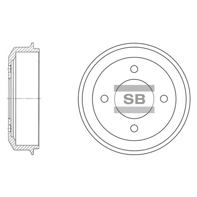 Барабан тормозной HI-Q SD1003