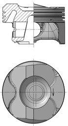 Поршень d82 KOLBENSCHMIDT 40 089 600