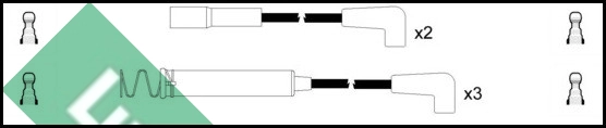 Комплект проводов зажигания TRW LUC4082