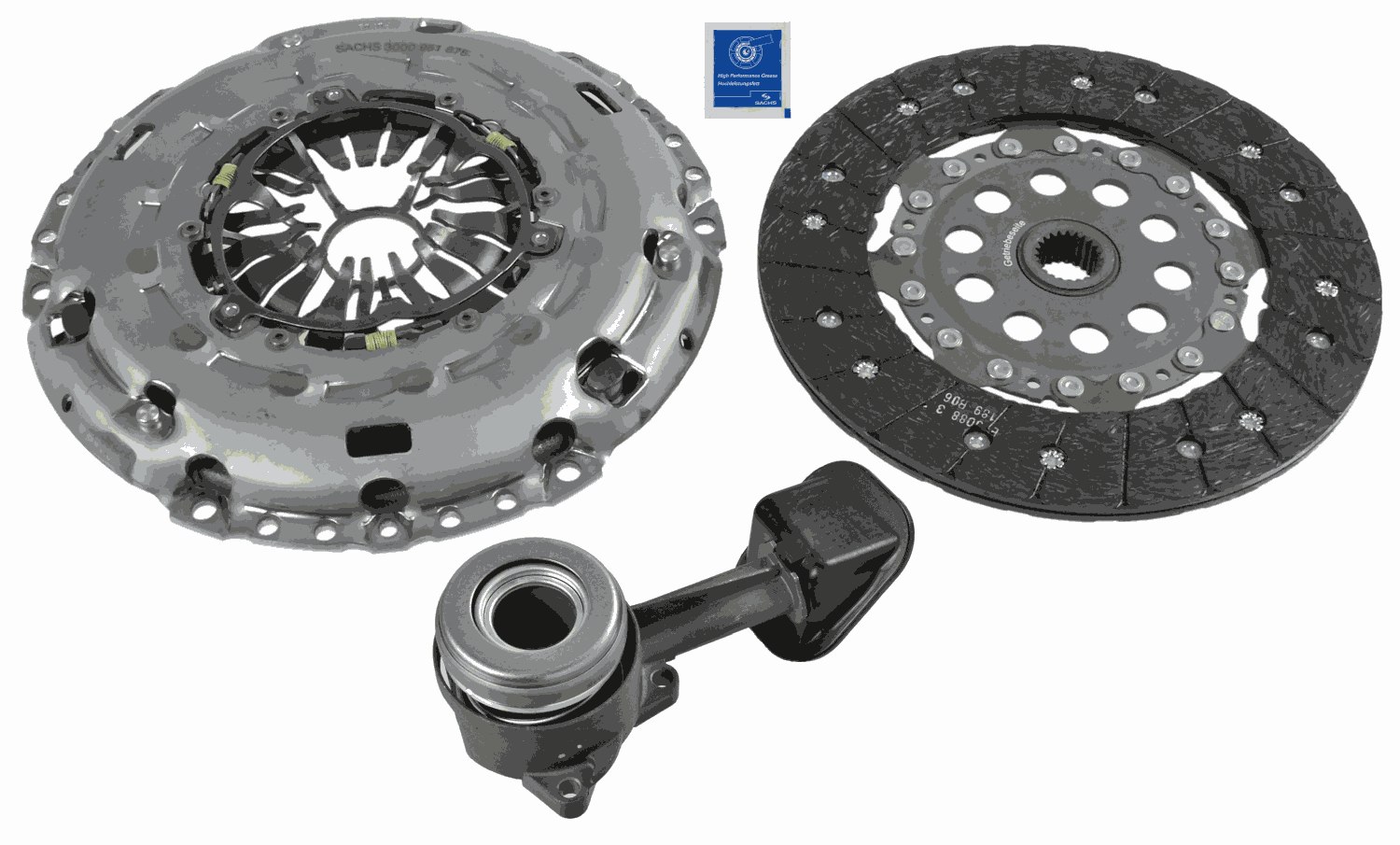Комплект сцепления xtend kit plus csc SACHS 3000990216