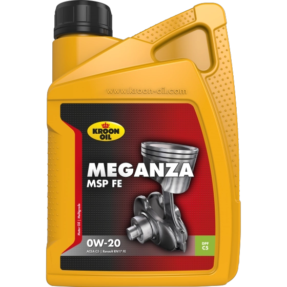 Моторное масло meganza msp fe 0w-20 KROON-OIL 36786