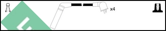 Комплект проводов зажигания TRW LUC7067