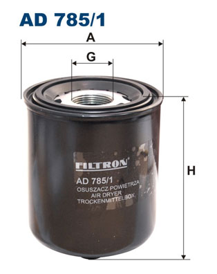 Патрон осушителя воздуха пневматической система FILTRON AD785/1