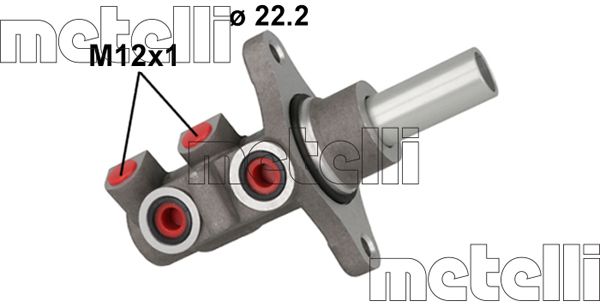 Главный тормозной цилиндр METELLI 05-1158