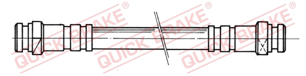 Тормозной шланг QUICK BRAKE 22.007