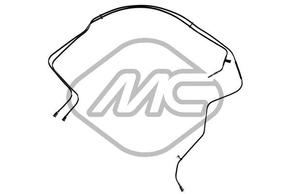 Трубка обратки форсунка METALCAUCHO 92086