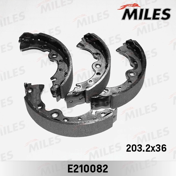 Колодки тормозные MILES E210082