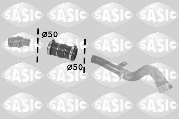 Патрубок интеркулера SASIC 3334028