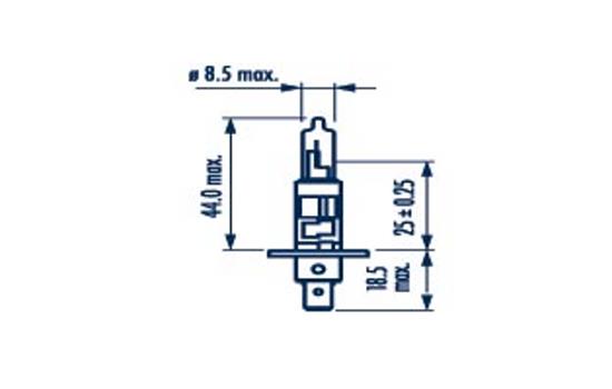 Лампа накаливания NARVA 483203000