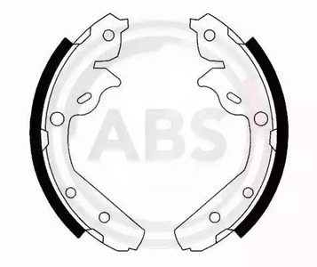 Комплект тормозных колодок A.B.S. 40519
