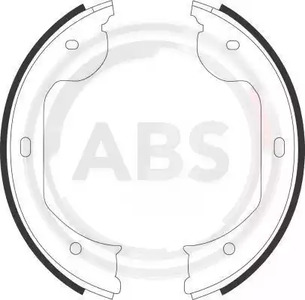 Колодки тормозные барабанные A.B.S. 9109
