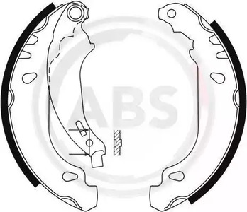 Комплект тормозных колодок A.B.S. 9124