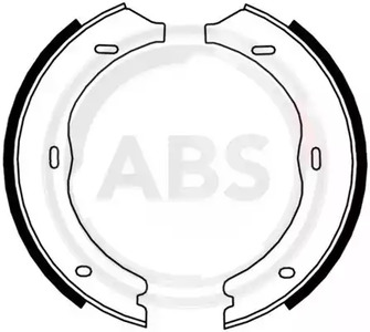 Комплект колодок стояночного тормоза A.B.S. 9176