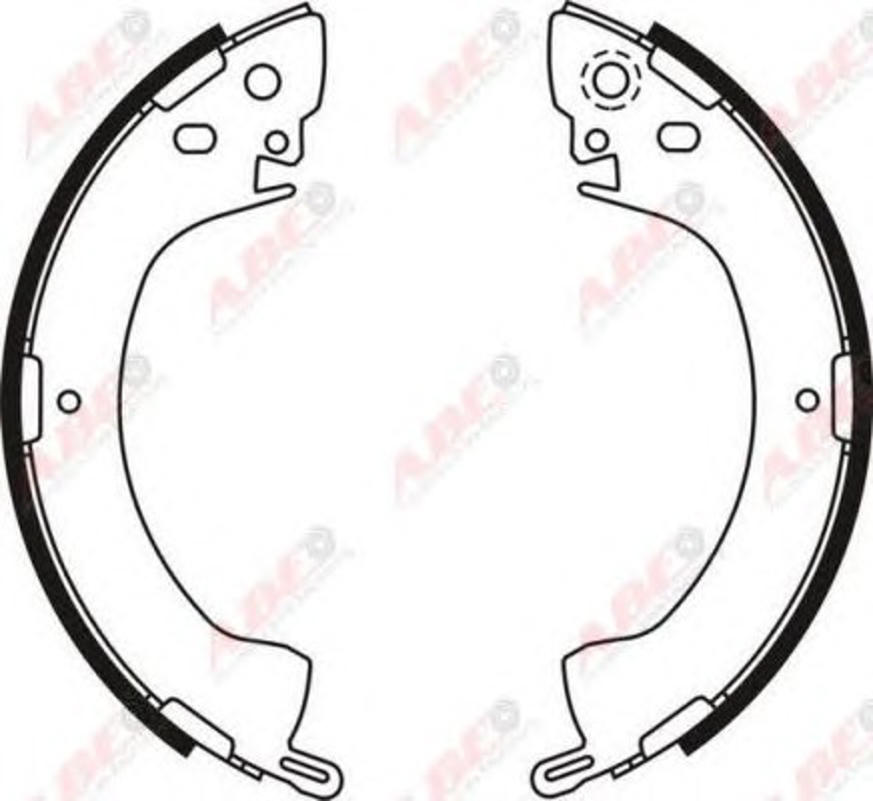 Комплект тормозных колодок ABE C05001ABE