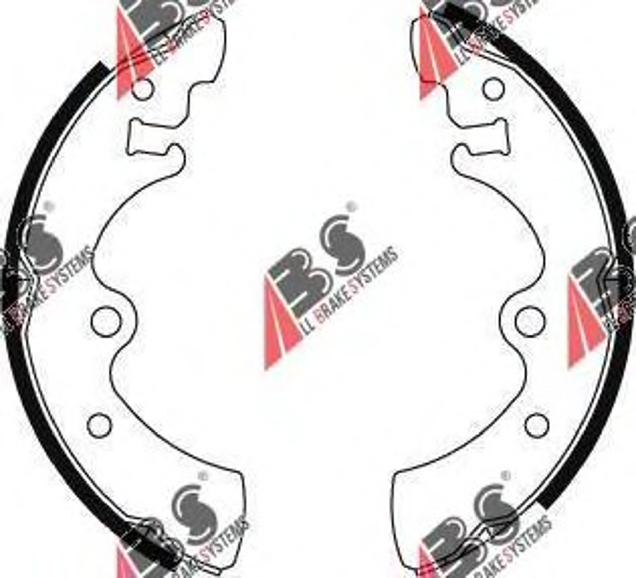 Комплект тормозных колодок A.B.S. 8529
