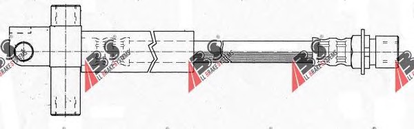 Шланг тормозной A.B.S. SL3693